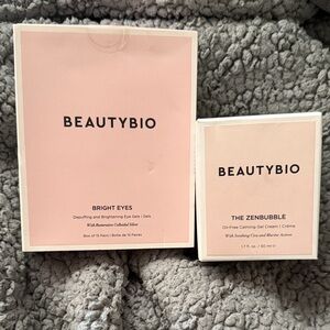 BeautyBio Bright Eyes and The ZenBubble Skincare Set - Pink